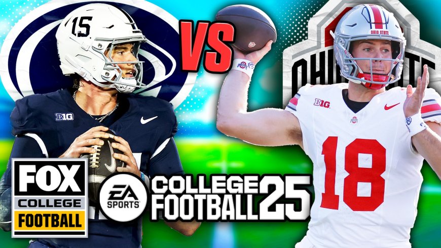 No. 4 Ohio State vs. No. 3 Penn State Big Noon Kickoff | College Football 25 Simulation