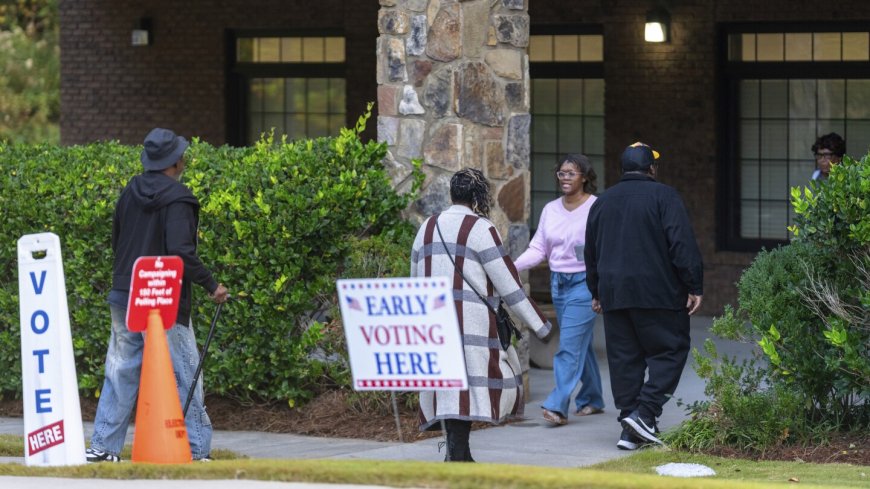 Early voting reaches such heights that some Georgia polls may be Election Day 'ghost town'