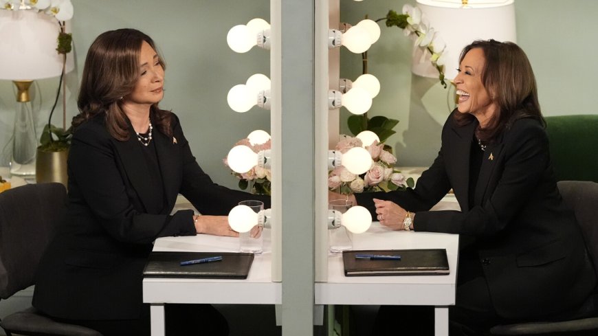 Harris appears on 'Saturday Night Live' as mirror image of Maya Rudolph with election looming