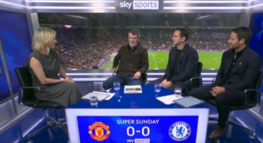 Roy Keane stifles laughter after Kelly Cates makes cheeky joke about his dress sense