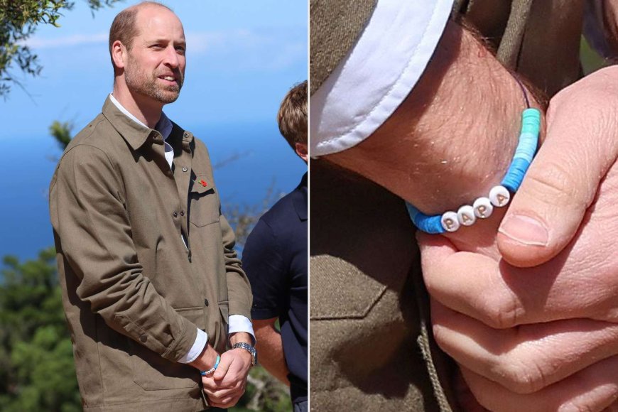 Prince William Wears 'Papa' Friendship Bracelet in Sweet Nod to His Kids During South Africa Visit