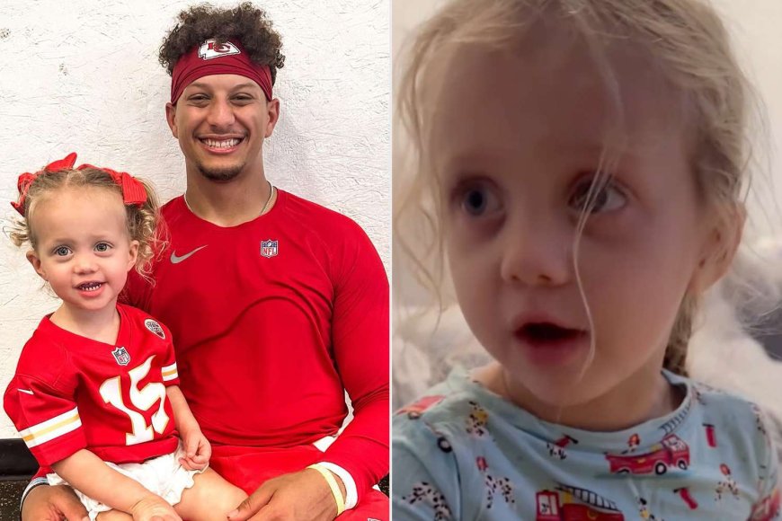 Patrick Mahomes' Daughter Sterling Says It’s ‘So Rude’ If Other Players Take the Ball from Her Dad in Cute Video