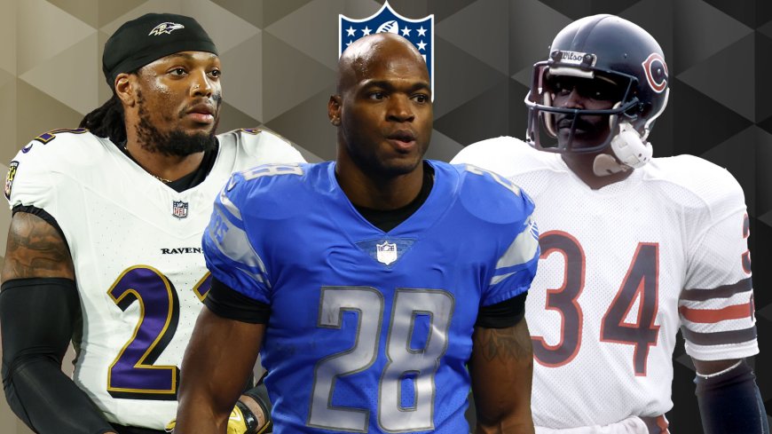 Top 10 NFL running backs of all-time from Adrian Peterson to Emmitt Smith with Derrick Henry on the rise