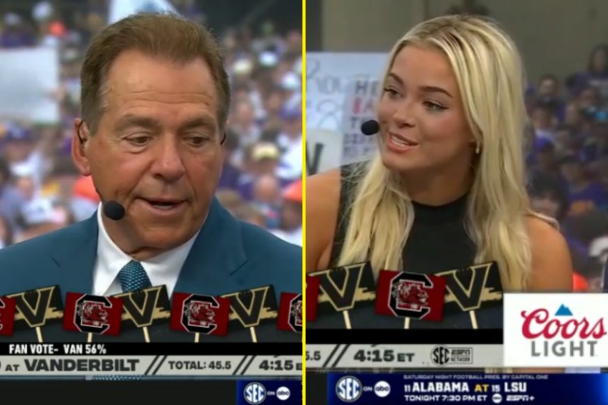 ‘Someone once said’ – Livvy Dunne takes shot at Nick Saban as she makes College GameDay picks