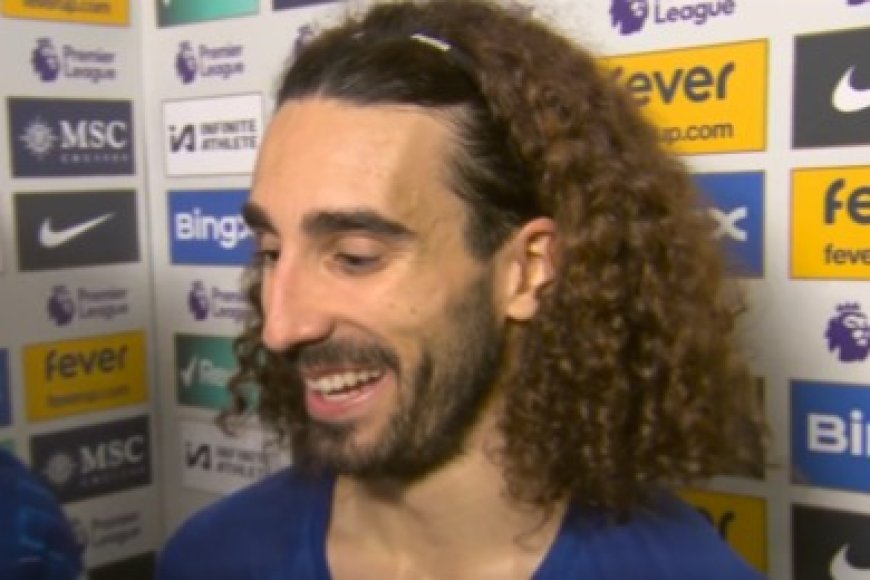 Marc Cucurella grins at Chelsea teammate’s joke on how he stopped Bukayo Saka