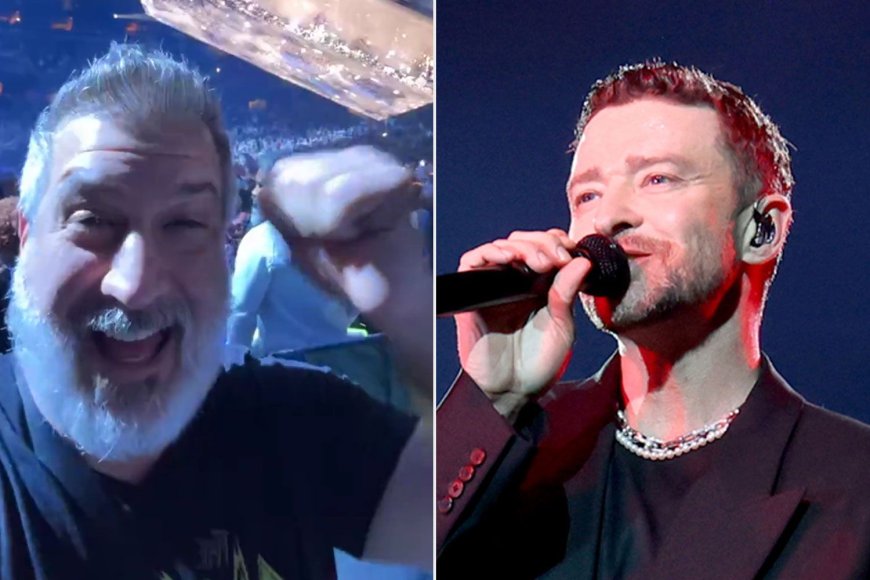 Joey Fatone Says He’s ‘Proud’ of ‘Brother’ Justin Timberlake After Attending and Livestreaming His Orlando Concert