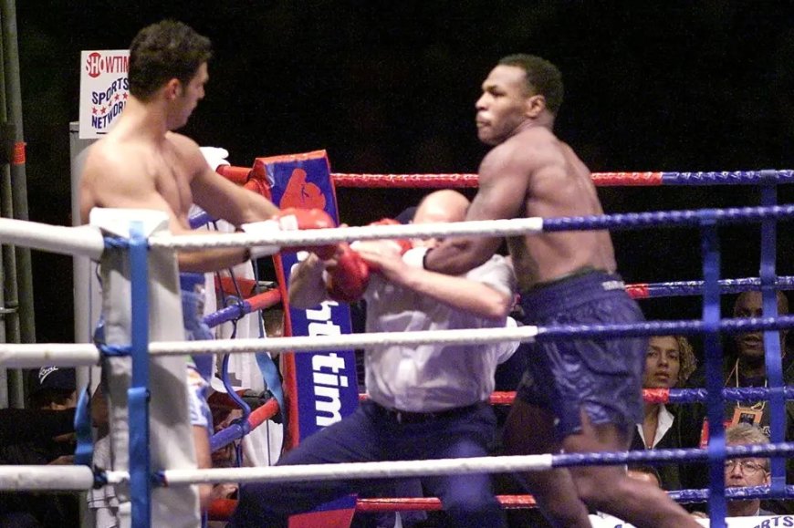 I covered Mike Tyson’s crazy European tour that saw him nearly KO a referee and scare reporters with a ‘crocodile’