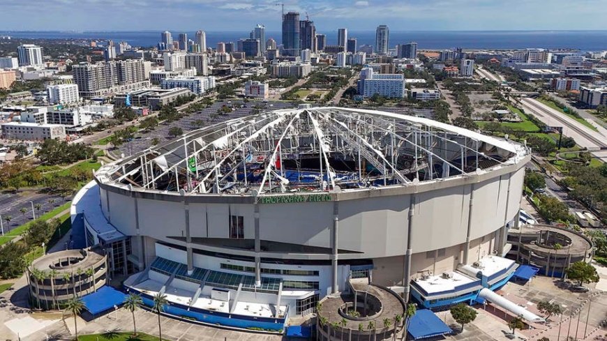 Tropicana Field roof repairs could be done by Rays' 2026 season; MLB team will need temporary home for 2025