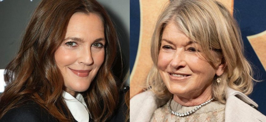 Martha Stewart Pushes Drew Barrymore Away During Interview