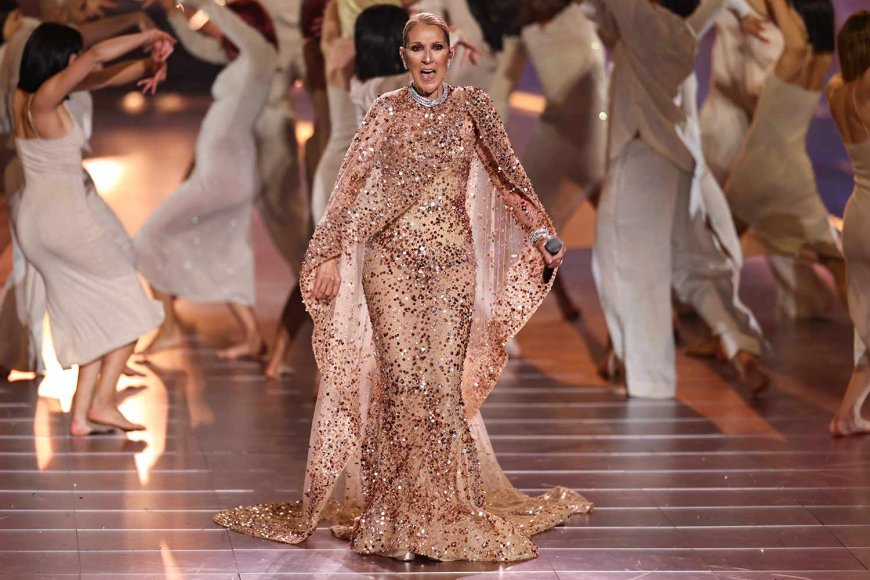 Céline Dion Sparkles in Dazzling Pink Gown at Elie Saab Fashion Show as She Performs Hit Songs in Comeback Season