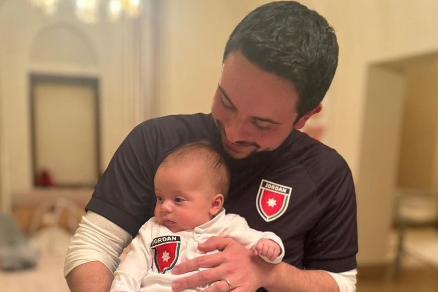 Crown Prince Hussein of Jordan Shares Matching Father-Daughter Snap with Baby Princess Iman: 'A Little Pre-Game Snuggle'