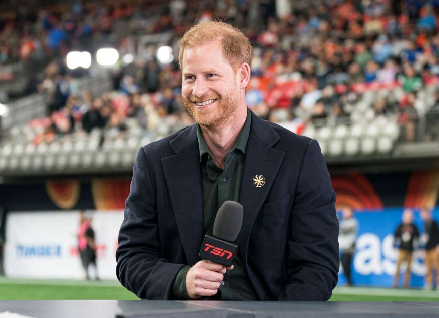 Prince Harry Channels His Inner Sports Anchor on Grey Cup Pre-Show: ‘Let’s Go!’