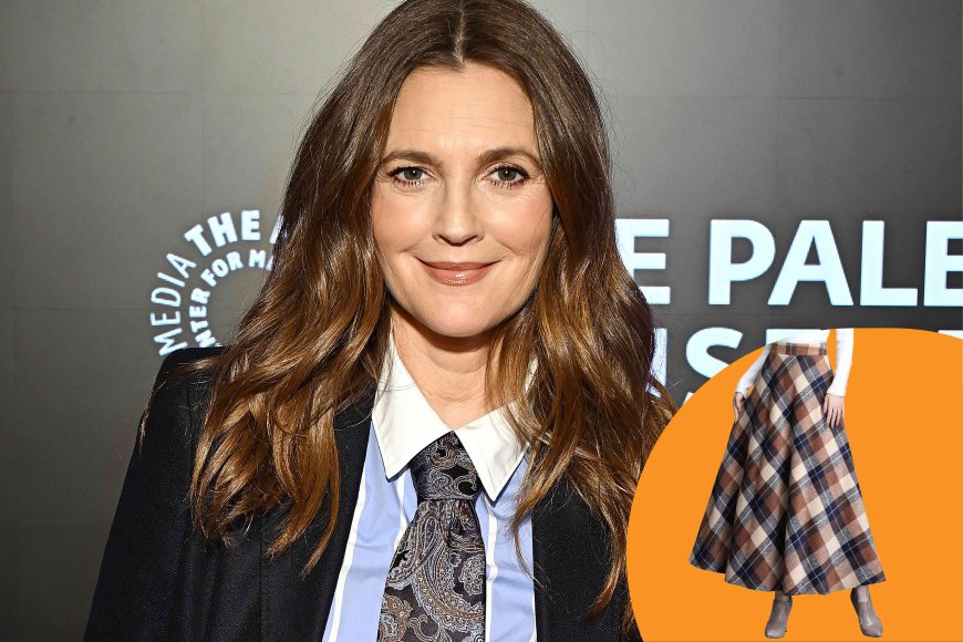 Drew Barrymore Ditched Trousers for This Fall-Ready Maxi Skirt, and Lookalikes Start at $24