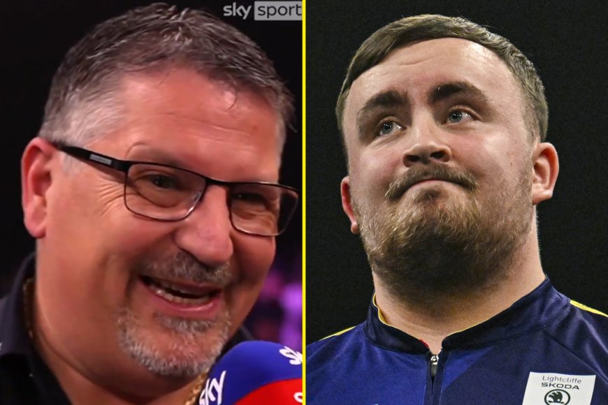 Gary Anderson jokes he has extreme plan to stop ‘class’ Luke Littler at Grand Slam of Darts