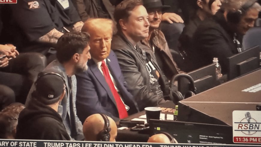 LIV Golf and Newcastle chairman sits next to Donald Trump just days after Rory McIlroy claim