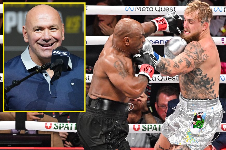 ‘He didn’t do anything’ – Dana White makes apology to Mike Tyson in surprise first reaction to Jake Paul fight