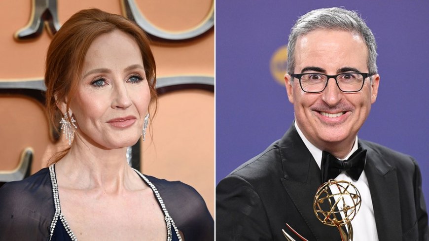 JK Rowling pushes back on John Oliver's claim there is  'no evidence' trans athletes threaten girls