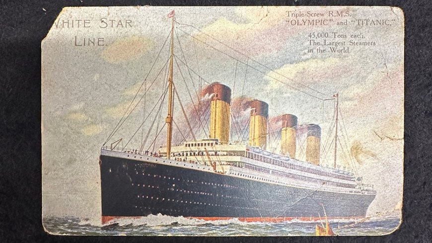 Titanic passenger's postcard sent days before sinking sells for big bucks at auction