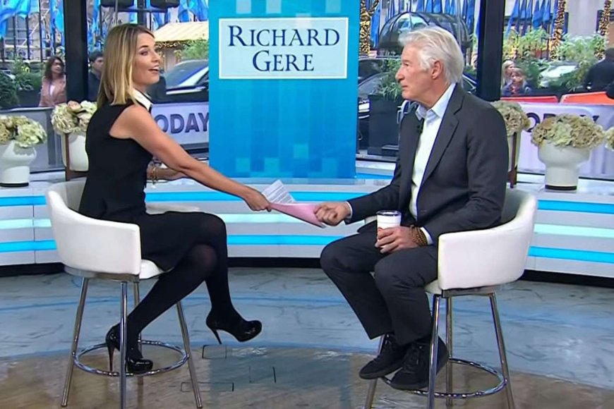 Richard Gere Flips Savannah Guthrie the Bird During Live Interview on “Today ”as She Tells Him, 'I'm Bleeping You!'