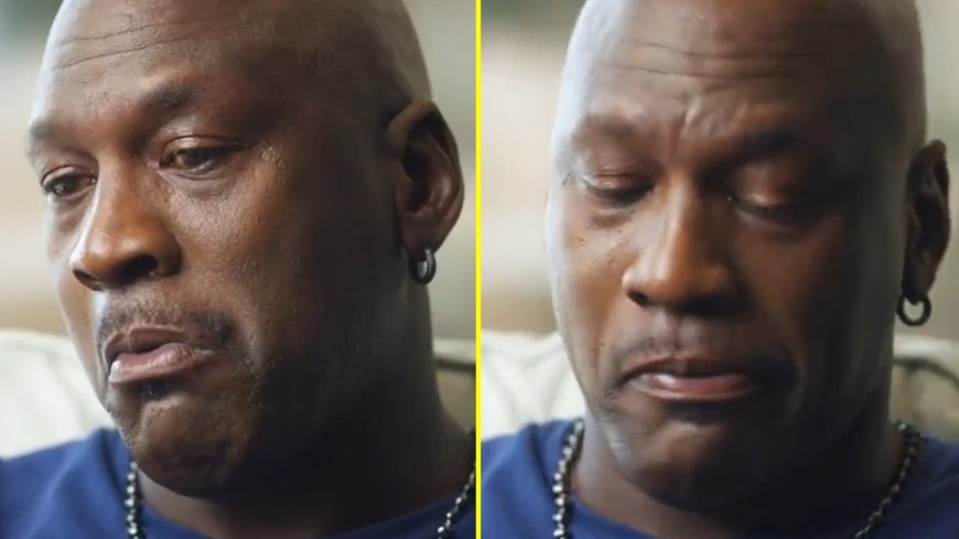 ‘He was a jerk’ – Michael Jordan showed rare moment of emotion when he broke down in tears and called for interview to stop