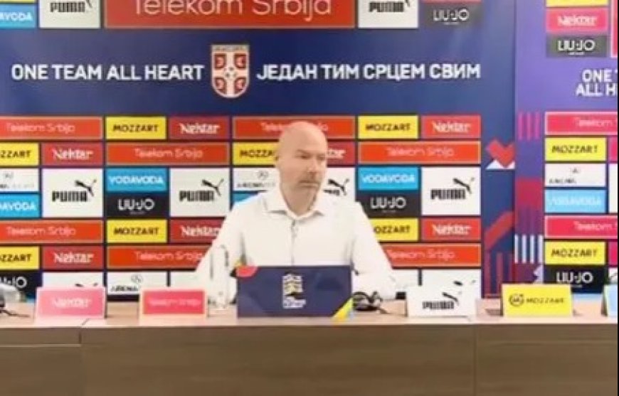 Is this the shortest press conference ever? Denmark manager leaves after 20 seconds