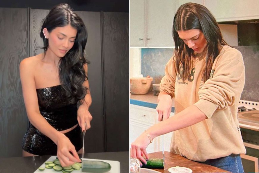 Kylie Jenner Recreates Sister Kendall’s Dangerous Cucumber Cutting Technique: Watch