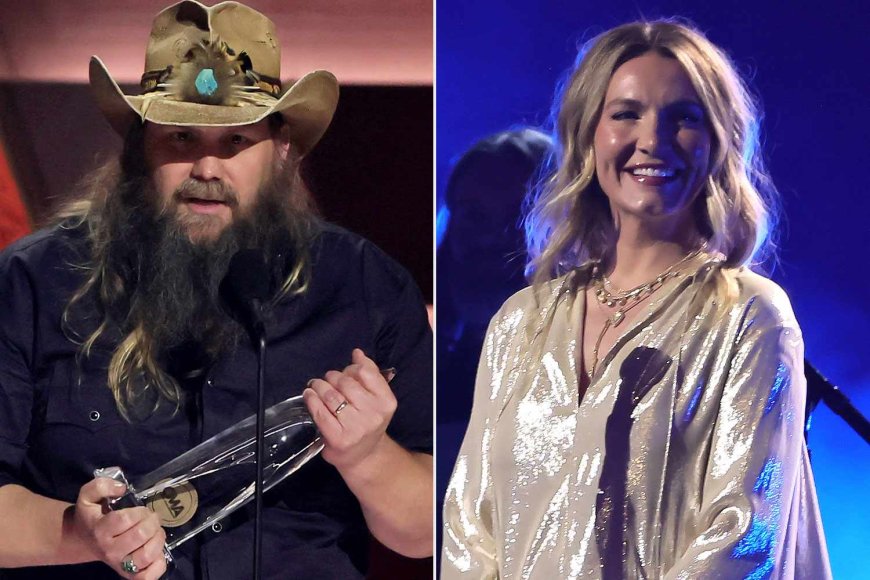 Oops! Chris Stapleton Forgot to Thank Wife Morgane After First 2024 CMA Awards Win — But He Made Up for It