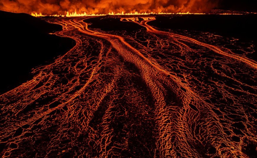 See Photos of the Seventh Volcanic Eruption on Iceland’s Reykjanes Peninsula in 12 Months