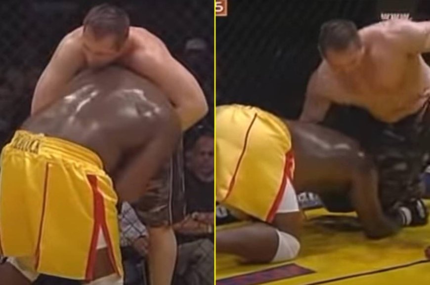 Mike Tyson’s former KO victim made disastrous MMA debut tapping out in bizarre stoppage defeat