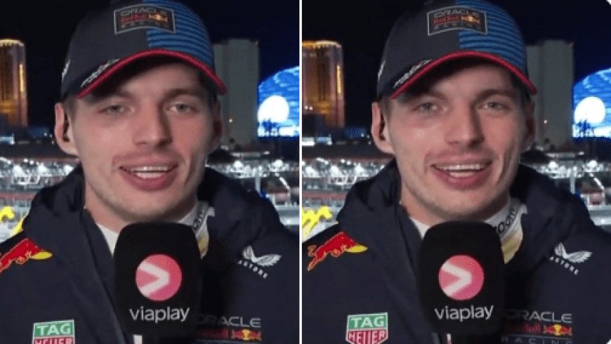 Max Verstappen goes ‘full Michael Schumacher’ with hilarious boozy TV interview