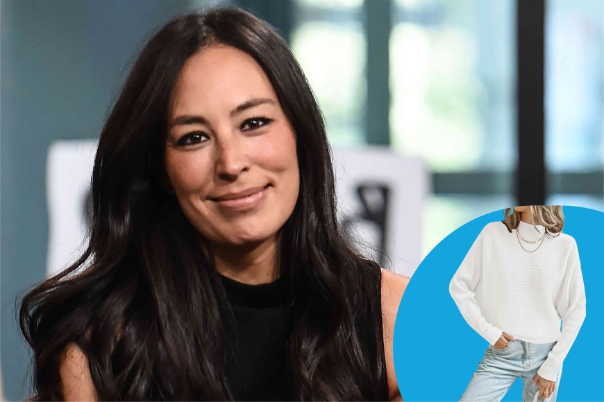 Joanna Gaines Ice Skated in a Winter White Turtleneck That Looks Just Like This $28 Amazon Sweater