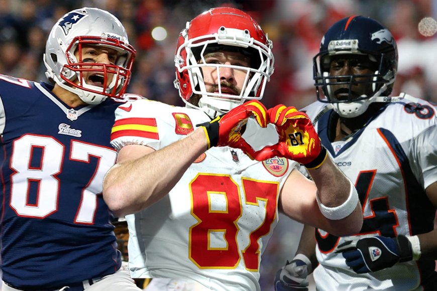 Top 10 NFL tight ends of all-time with Patriots legend in Travis Kelce’s sights after Chiefs star passes Shannon Sharpe