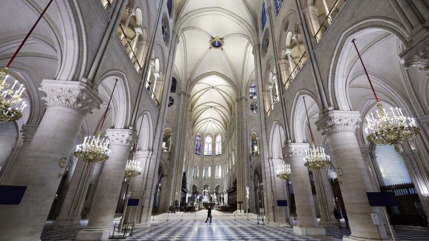 Notre Dame Cathedral unveils its new interior 5 years after devastating fire