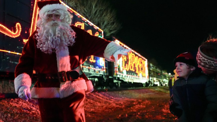 Santa's annual train visit delivers hope and magic to one corner of coal country