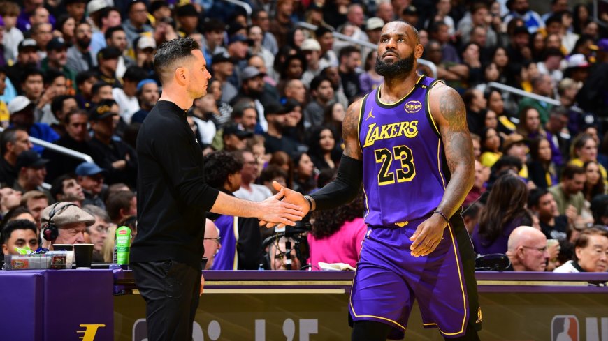 Lakers fans slam JJ Redick for controversial decision to bench star amid concerns LeBron James is ‘showing his age’