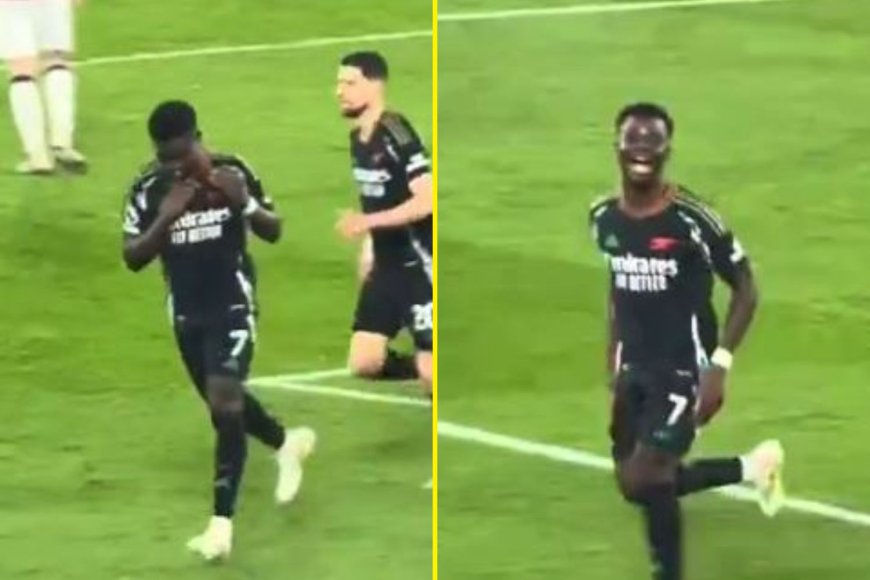 New footage shows Bukayo Saka’s perfect response to West Ham fans after scoring