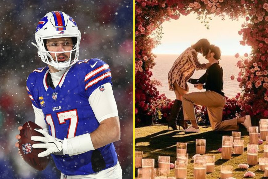 Josh Allen makes NFL history with Bills after ‘wedding present’ from fans that drove nearly 350 miles on 5.5-hour trip