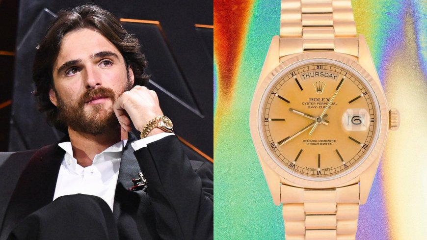 Bearded Jacob Elordi Wears a Hall-of-Fame Rolex