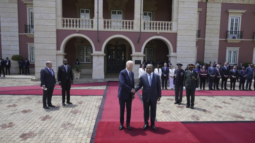 Biden says the US is 'all in' on Africa during his Angola visit meant to counter China