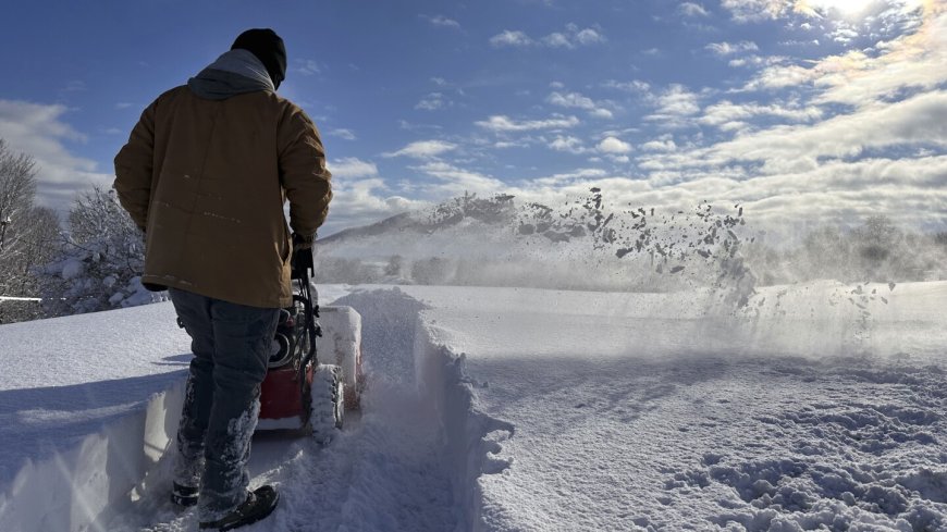 What is 'lake-effect snow'? Warm air from large bodies of water is the key ingredient