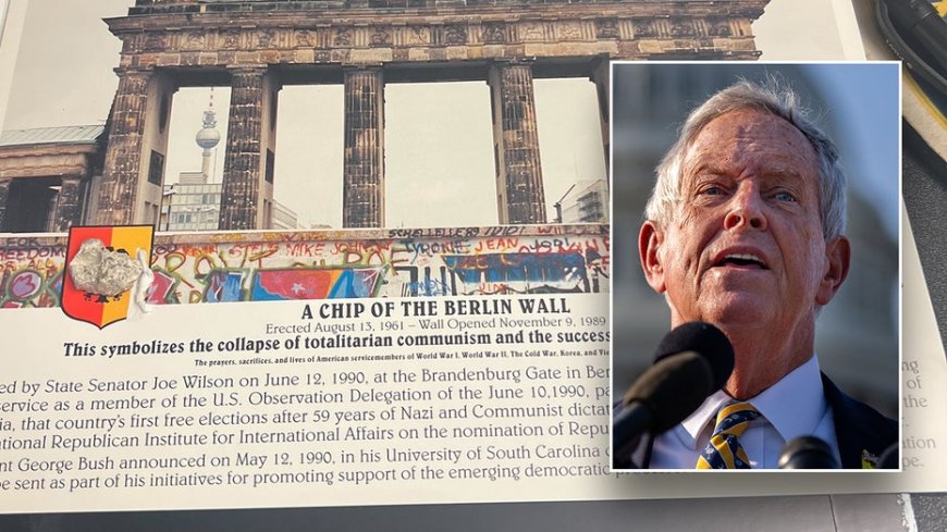 Joe Wilson gifts 'chip of the Berlin Wall' to GOP lawmakers in bid for top committee spot