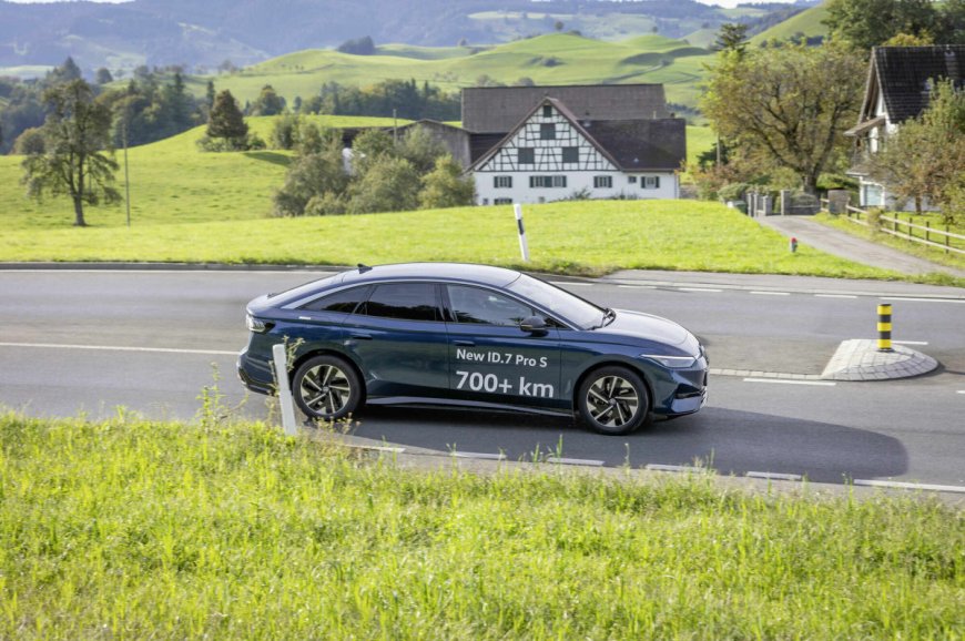 Volkswagen ID.7 Pro S covers a record-setting 500 miles on a single charge