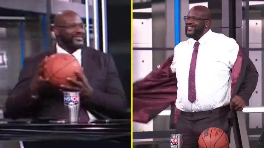 ‘Talk the talk’ – Shaquille O’Neal silences Charles Barkley with athletic feat after being dared by co-hosts