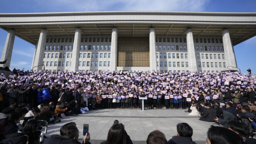 Shock martial law edict in South Korea follows chaotic recent history: A look at the crucial context