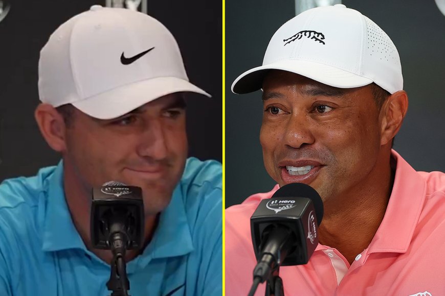 Scottie Scheffler cracks up media room with sarcastic answer to Tiger Woods prize money question