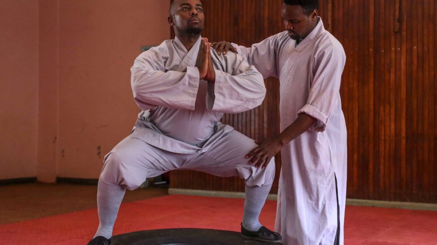 Some young Kenyans turn to kung fu for self-improvement in difficult times