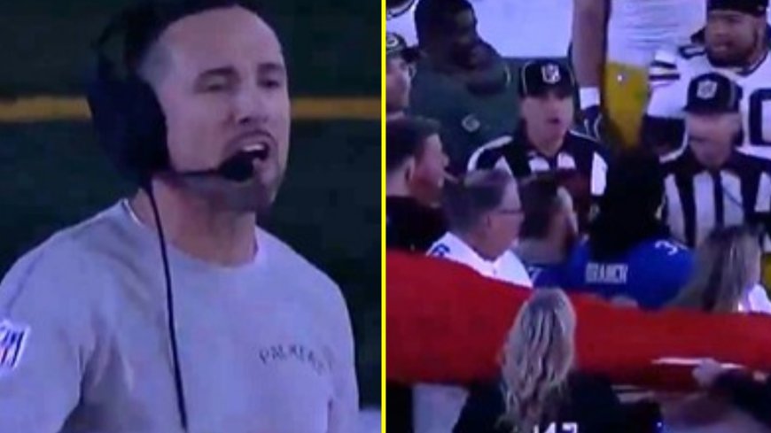 ‘Throat-slash gesture’ – NFL head coach reveals full extent of fan clash during national anthem before Packers-Lions