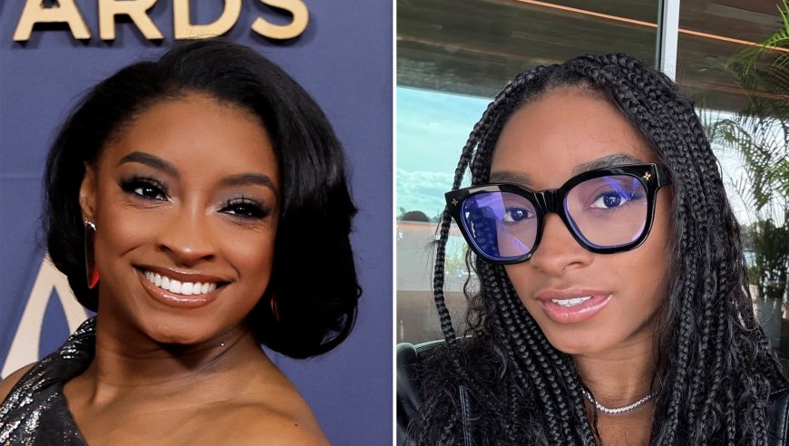 Simone Biles Glows With Boho Braids Days After Debuting a Bob