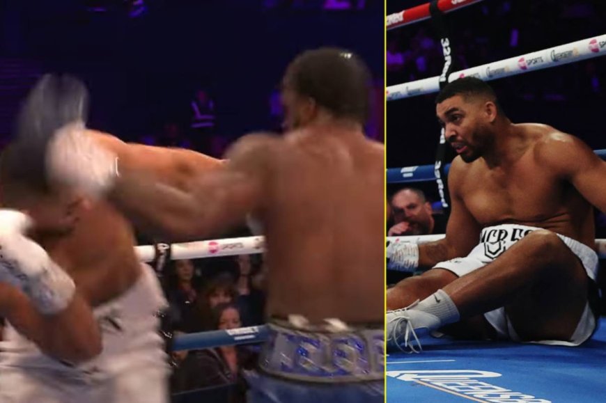 Anthony Joshua and Tyson Fury’s sparring partner scores 90-second ‘KO of the Year’ contender leaving rival splattered on ropes