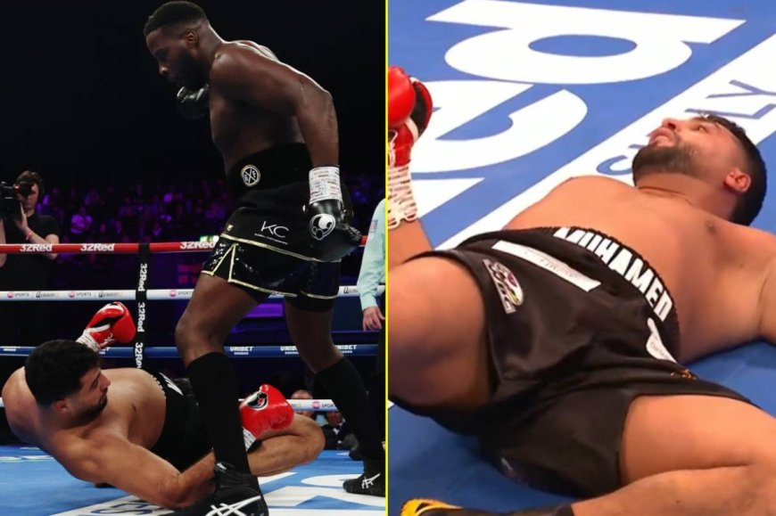 Former two-weight world champion folds rival in half with sickening two minute KO on heavyweight debut